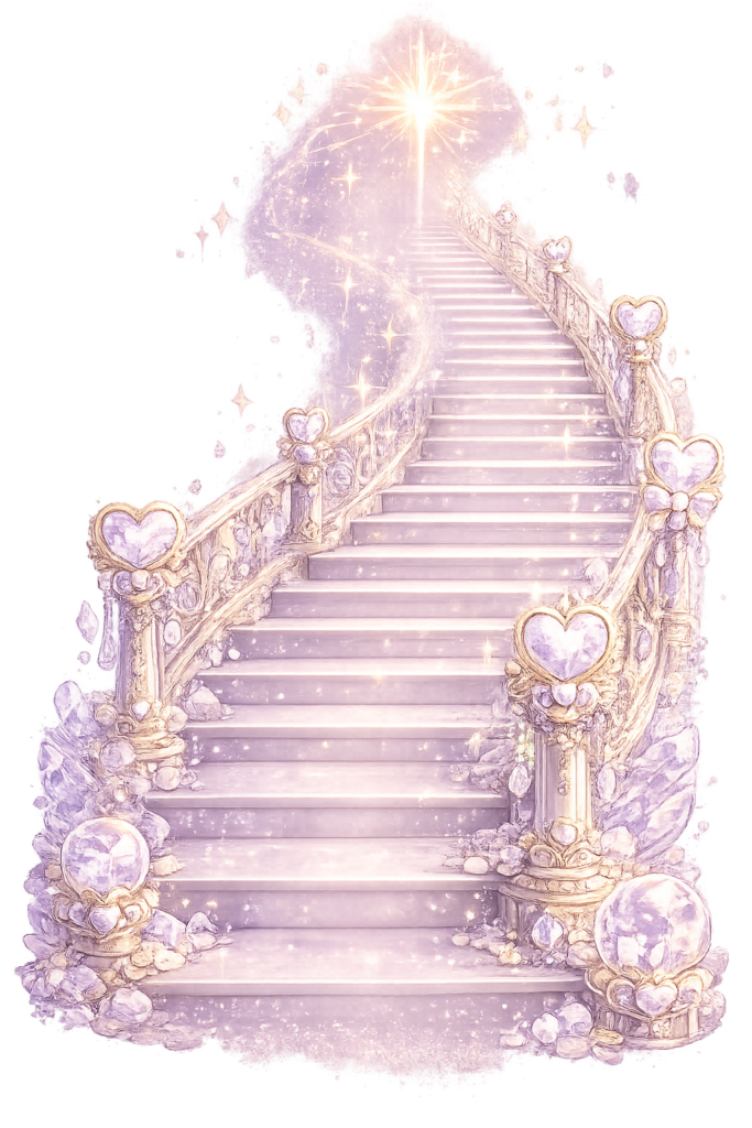 Bild einer glamourösen Treppe